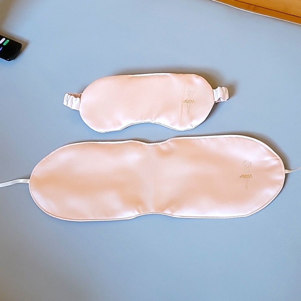 Bally ballet shoe bag and sleeping eye mask